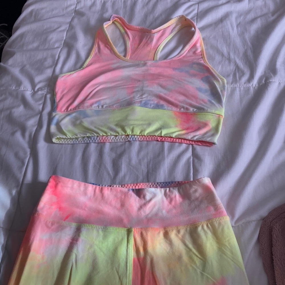Neon Athletic Gym set (sports bra and leggings)